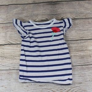 Carter's Girl's Flower Striped Shirt